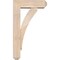 Ekena Millwork Thorton Craftsman Smooth Bracket w/ Offset Brace, Douglas Fir, 5 1/2"W x 16"D x 28"H BKT0604X16X28THR04SDF - alternate 3